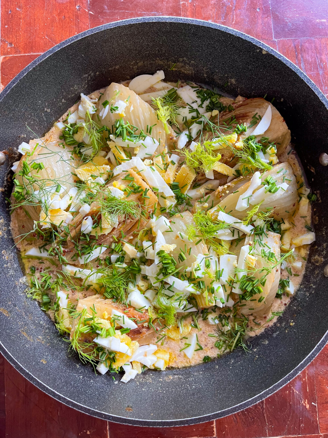 Geschmorter Fenchel in Senfsahne - ODETTE KOCHT